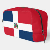 Flagge der Dominikanischen Republik Waschbeutel (Rechte Ecke)