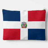 Flagge der Dominikanischen Republik Zubehörtasche (Rückseite)