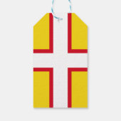 Flagge der Dorset-Geschenktasche Geschenkanhänger (Rückseite)