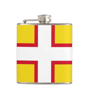 Flagge der Dorset Hip Flask Flachmann