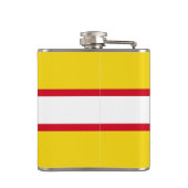 Flagge der Dorset Hip Flask Flachmann (Rückseite)