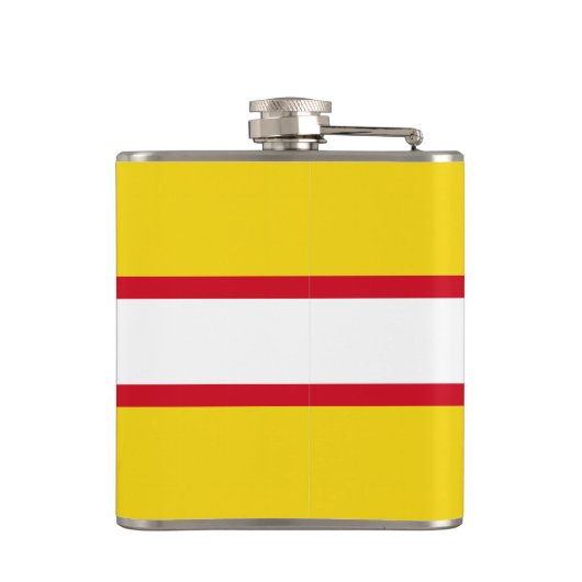Flagge der Dorset Hip Flask Flachmann (Rückseite)