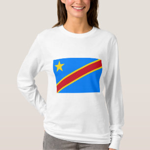 Flagge der DRK (Demokratische Republik Kongo) T-Shirt