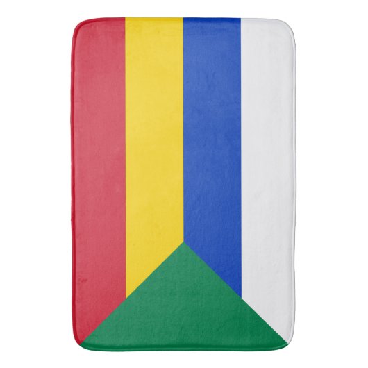 Flagge der Drusenreligion Badematte (Vorderseite Vertikal)