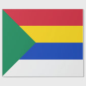 Flagge der Drusenreligion Geschenkpapier (Flach)