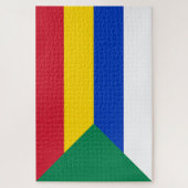 Flagge der Drusenreligion Puzzle (Vertikal)