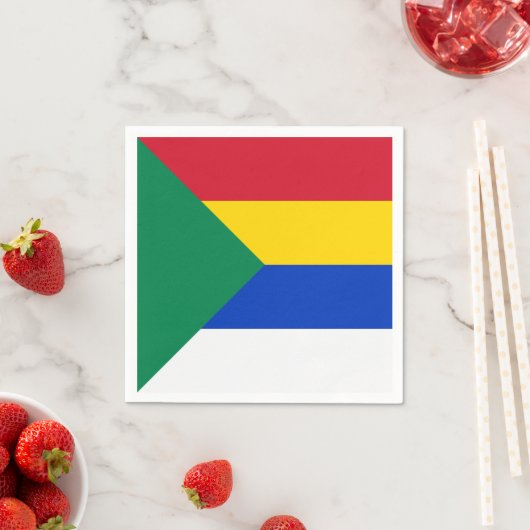 Flagge der Drusenreligion Serviette (Beispiel)