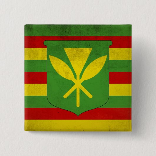 Flagge der Einheimischen Button (Vorderseite)
