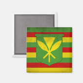 Flagge der Einheimischen Magnet (Vorderseite/Rückseite)