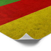 Flagge der Einheimischen Poster (Ecke)