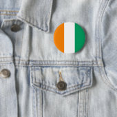 Flagge der Elfenbeinküste Button (Beispiel)