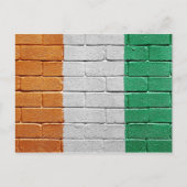 Flagge der Elfenbeinküste Postkarte (Vorderseite)