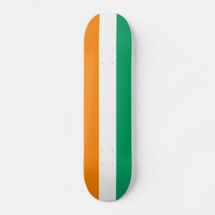 Flagge der Elfenbeinküste Skateboard
