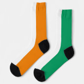 Flagge der Elfenbeinküste Socken (Linkes Detail)