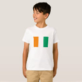 Flagge der Elfenbeinküste T-Shirt (Vorne ganz)