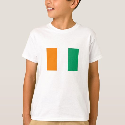 Flagge der Elfenbeinküste T-Shirt (Vorderseite)