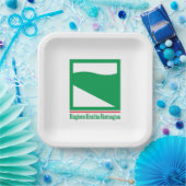 Flagge der Emilia Romagna (Italien) Pappteller (Party)