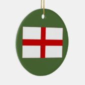 Flagge der England-Weihnachtsverzierung Keramik Ornament (Rechts)