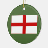 Flagge der England-Weihnachtsverzierung Keramik Ornament (Links)