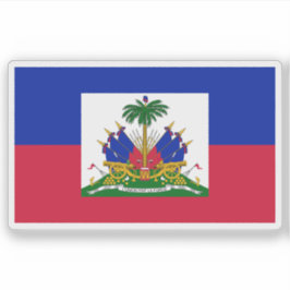 Flagge der Ersten Republik Haiti (1859-1964) Aufkleber