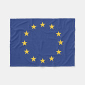 Flagge der Europäischen Gewerkschaft Fleecedecke (Vorderseite (Horizontal))