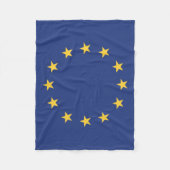Flagge der Europäischen Gewerkschaft Fleecedecke (Vorderseite)