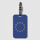 Flagge der Europäischen Gewerkschaft Gepäckanhänger (Vorderseite Vertikal)