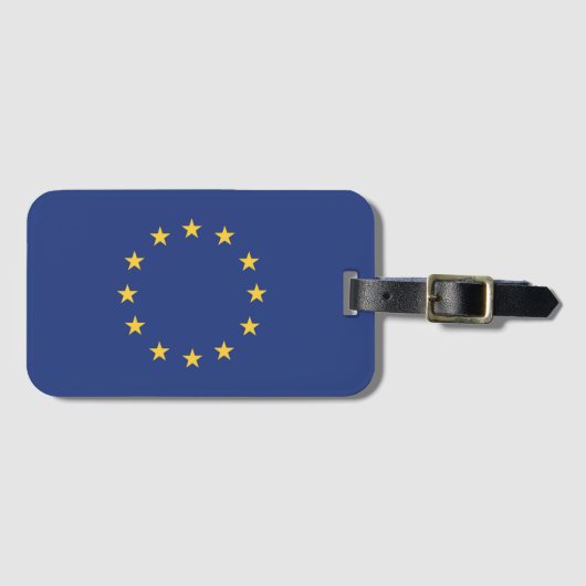 Flagge der Europäischen Gewerkschaft Gepäckanhänger (Vorderseite (Horizontal))