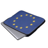 Flagge der Europäischen Gewerkschaft Laptopschutzhülle (Vorne Knopf)