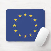 Flagge der Europäischen Gewerkschaft Mousepad (Mit Mouse)