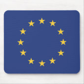 Flagge der Europäischen Gewerkschaft Mousepad (Vorne)