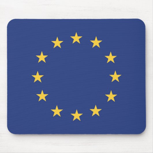 Flagge der Europäischen Gewerkschaft Mousepad (Vorne)
