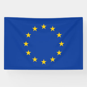 Flagge der Europäischen Union Banner