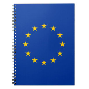 Flagge der Europäischen Union benutzerdefiniertes Notizblock