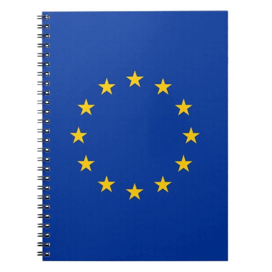 Flagge der Europäischen Union benutzerdefiniertes Notizblock (Vorderseite)