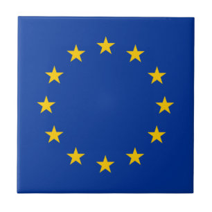 Flagge der Europäischen Union Fliese