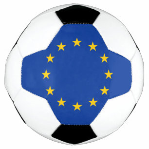 Flagge der Europäischen Union Fußball