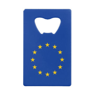 Flagge der Europäischen Union Geldbeutel Flaschenöffner