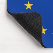 Flagge der Europäischen Union Mousepad (Ecke)