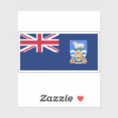 Flagge der Falklandinseln Aufkleber (Blatt)