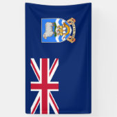 Flagge der Falklandinseln (Britisches Hoheitsgebie Banner (Vertikal)