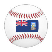 Flagge der Falklandinseln (Britisches Hoheitsgebie Baseball (Rückseite)