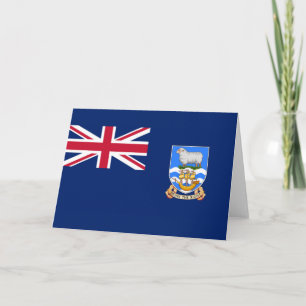 Flagge der Falklandinseln (Britisches Hoheitsgebie Karte
