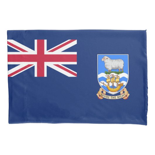 Flagge der Falklandinseln (Britisches Hoheitsgebie Kissenbezug (Vorderseite-Links)