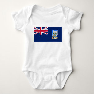 Flagge der Falklandinseln (Britisches Überseegebie Baby Strampler
