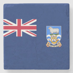 Flagge der Falklandinseln (Britisches Überseegebie Steinuntersetzer
