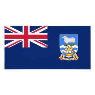 Flagge der Falklandinseln Fotodruck