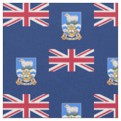 Flagge der Falklandinseln Stoff (Nahaufnahme)