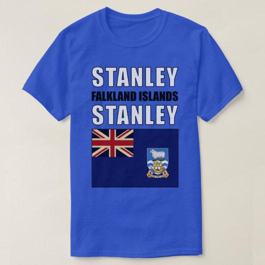Flagge der Falklandinseln T-Shirt (Design vorne)