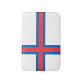 Flagge der Färöer Badematte (Vorderseite Vertikal)